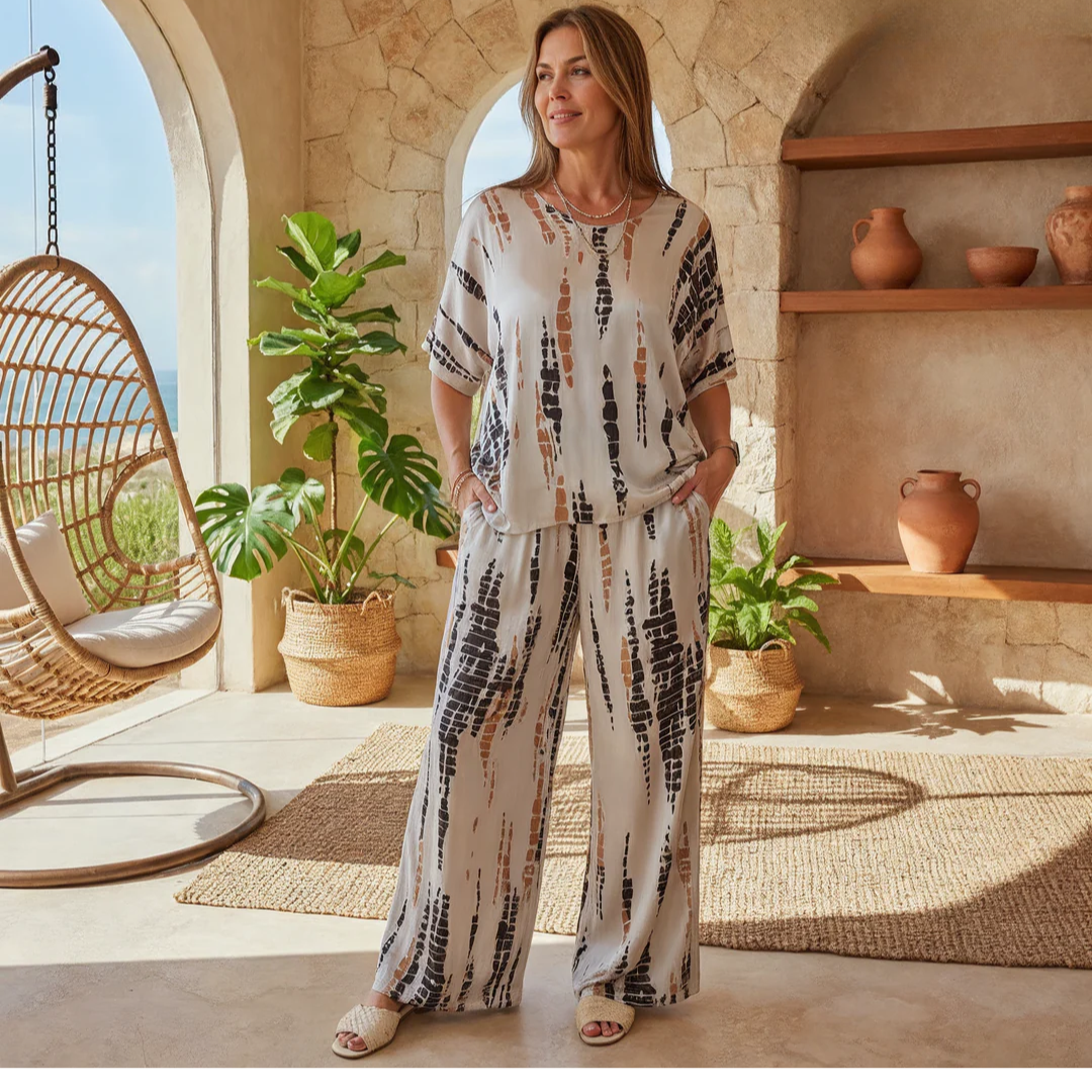 Marie — Printed Two-Piece Set