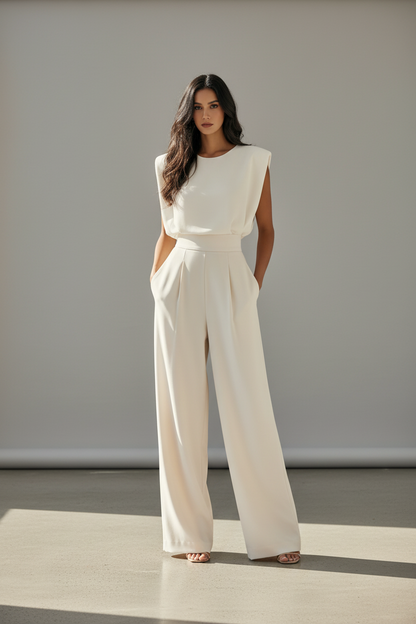 Ariia™ | Jumpsuit with Waist Tie