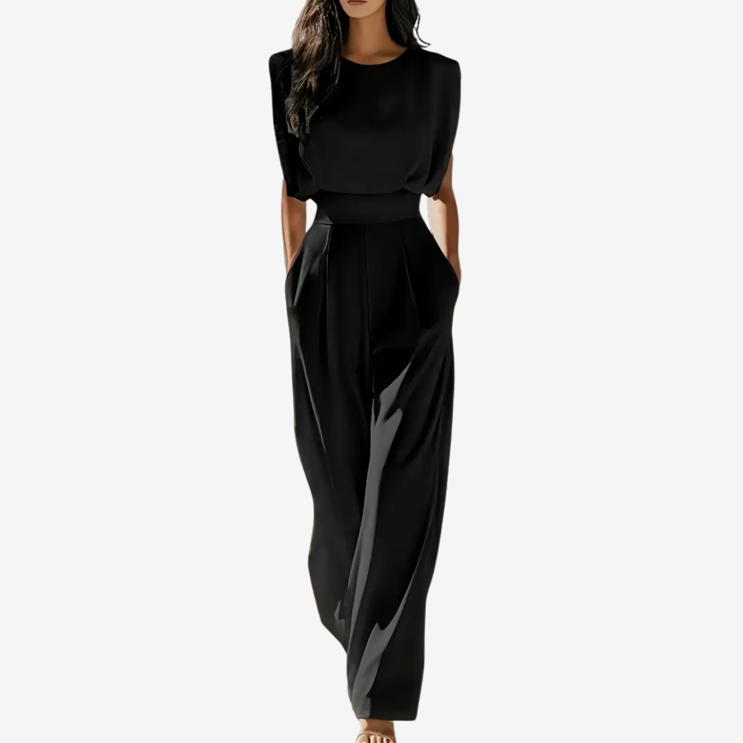 Ariia™ | Jumpsuit with Waist Tie