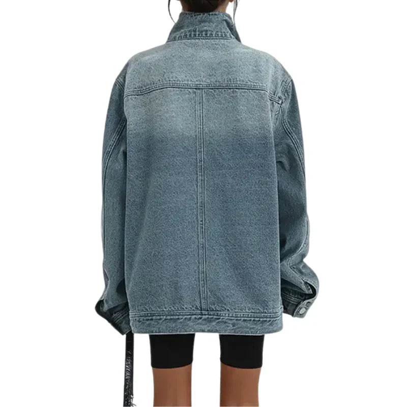 Cleo — Urban Asymmetrical Button Jacket