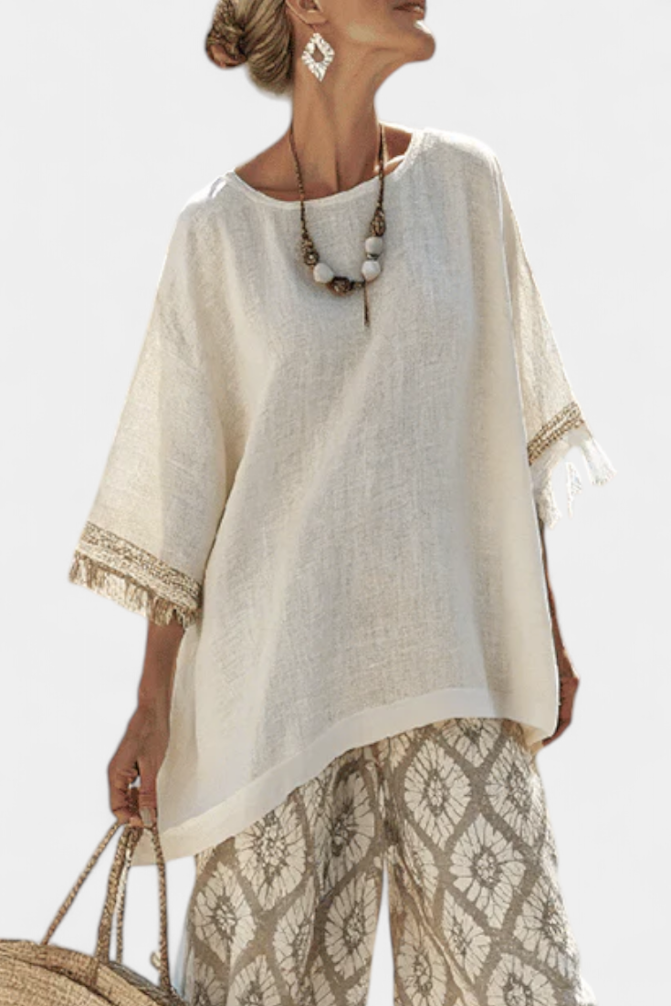 Ilaria — Sophisticated Top & Casual Pants