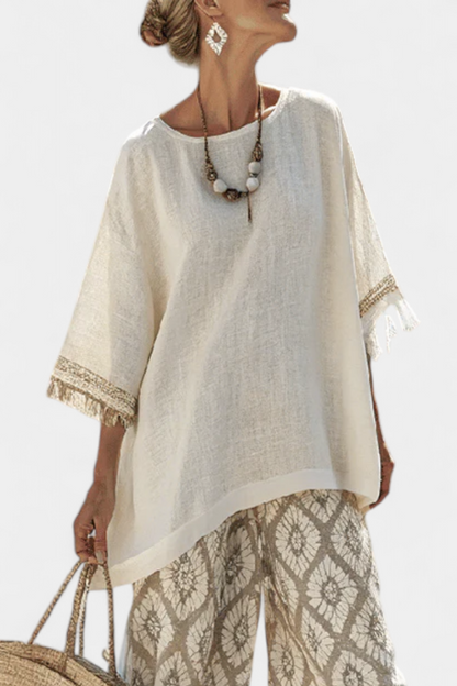 Ilaria — Sophisticated Top & Casual Pants