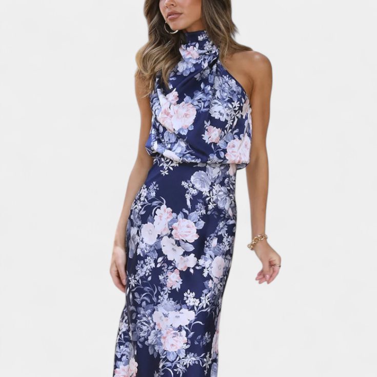 Lisa | Maxi Floral Halter