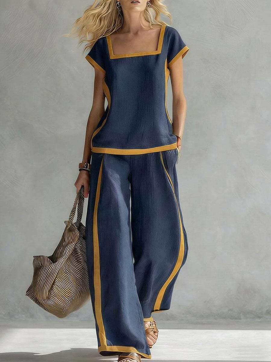 SERENA™ | Elegant Two-Piece Linen Set