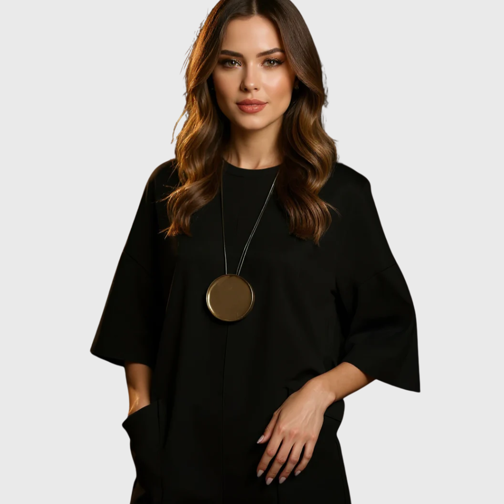 Claudia | Elegant Short-Sleeve Jumpsuit