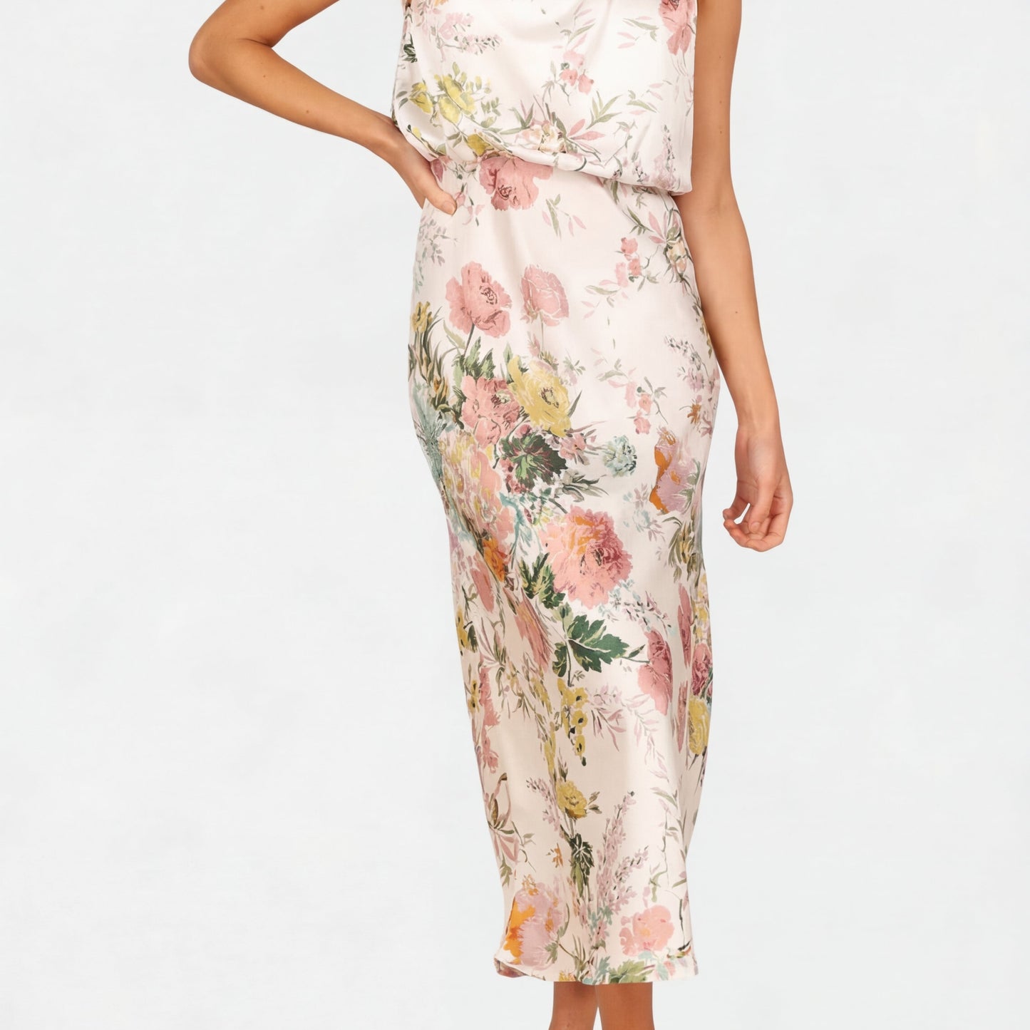 Lisa | Maxi Floral Halter