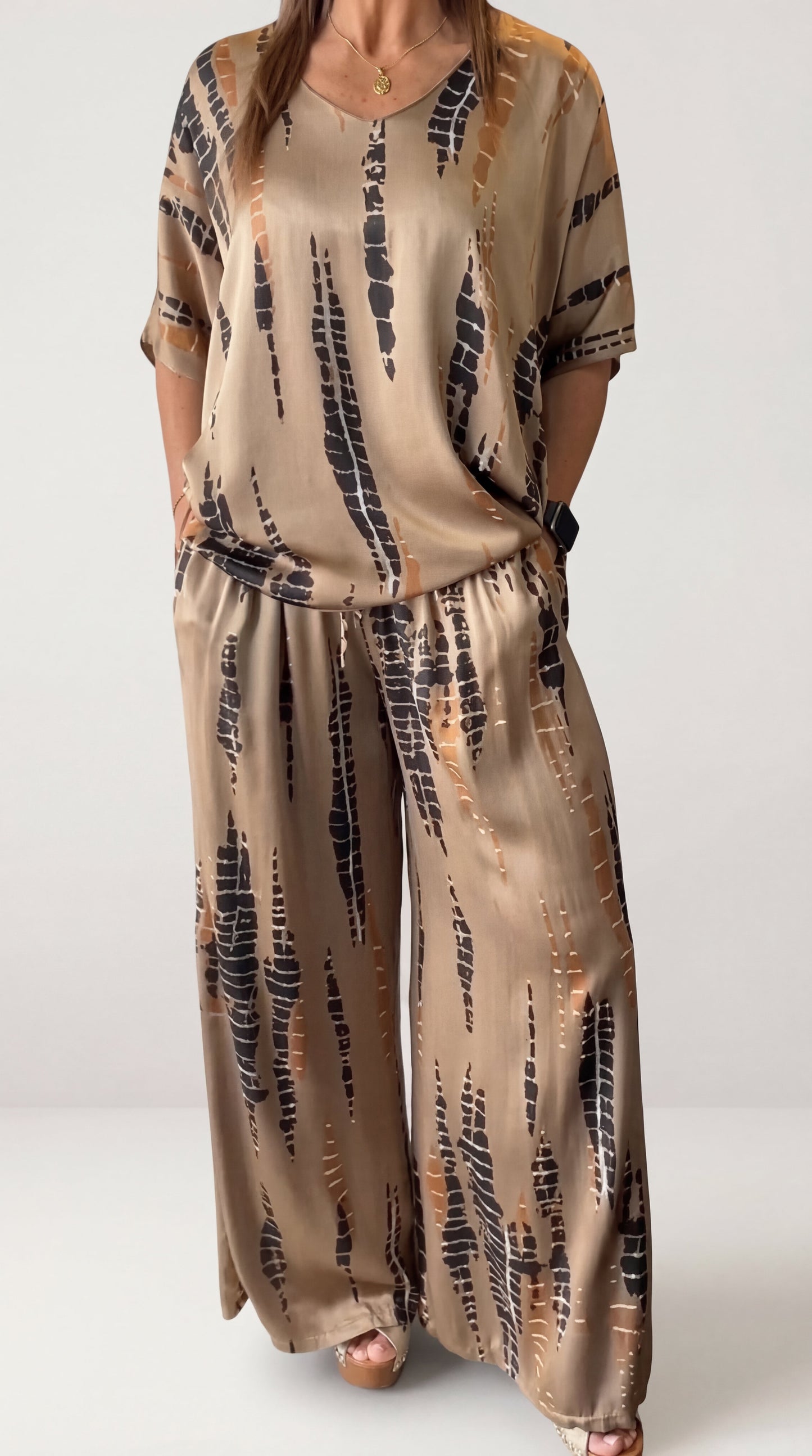 Marie — Printed Two-Piece Set