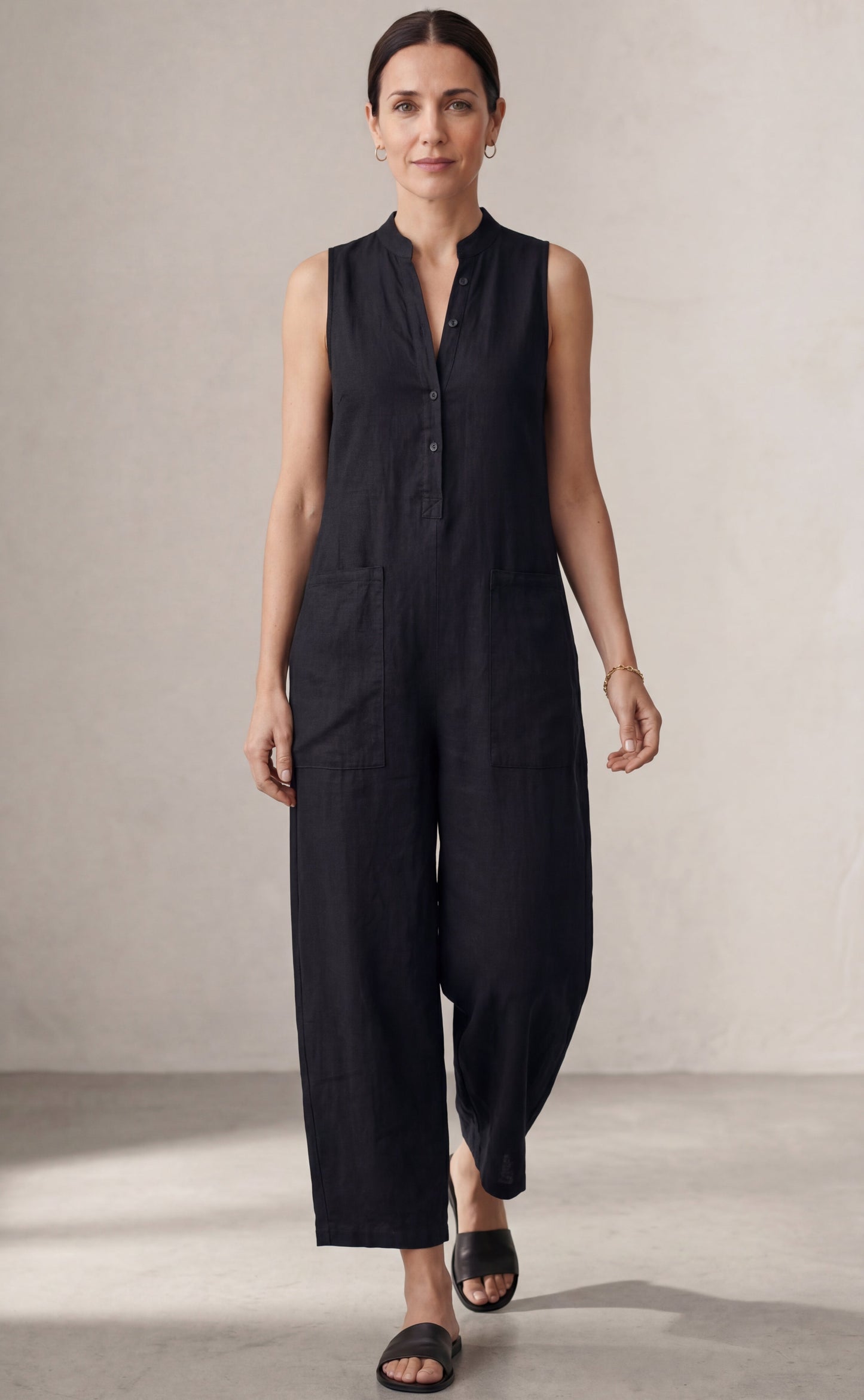 Claudia | Minimalist Linen Jumpsuit