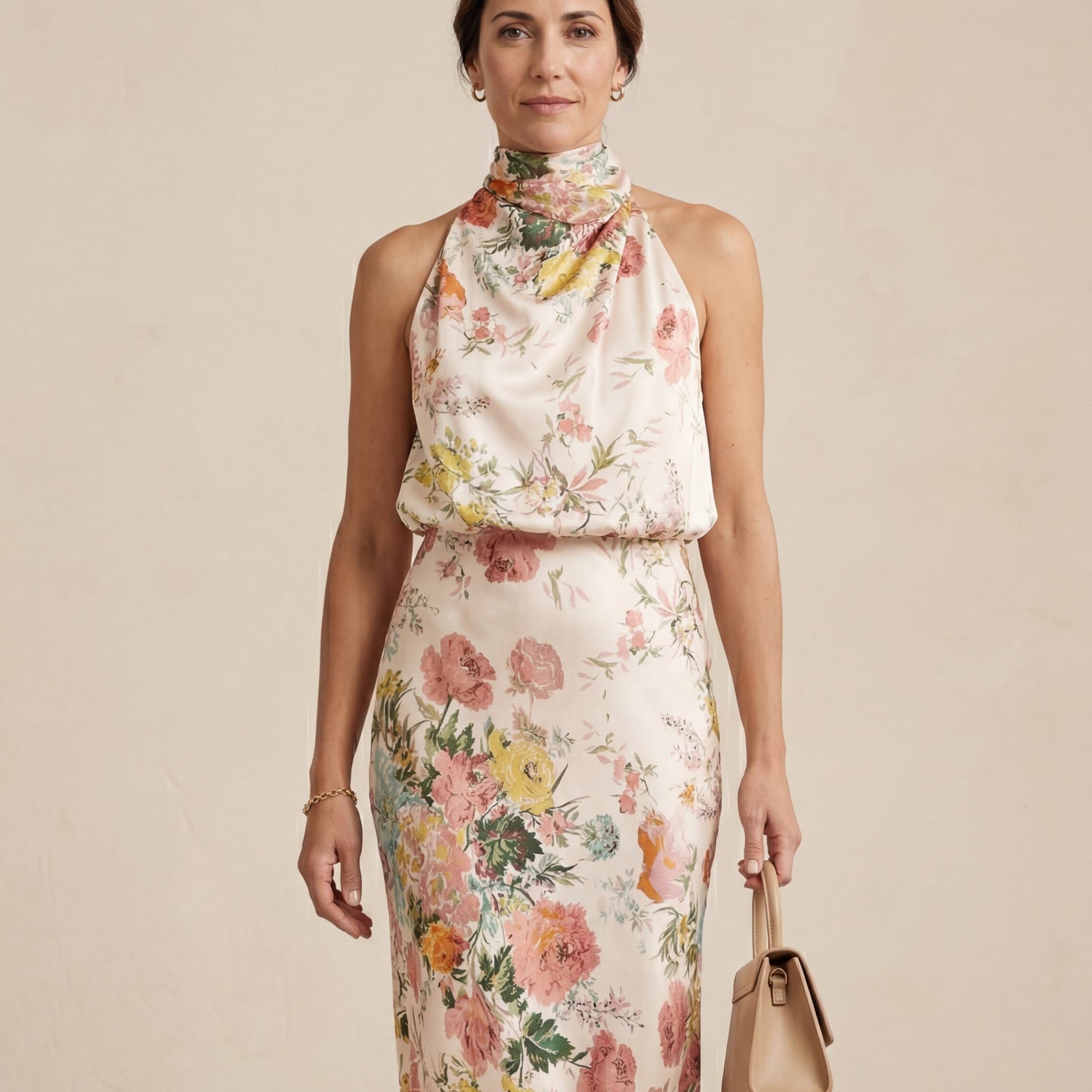 Lisa | Maxi Floral Halter