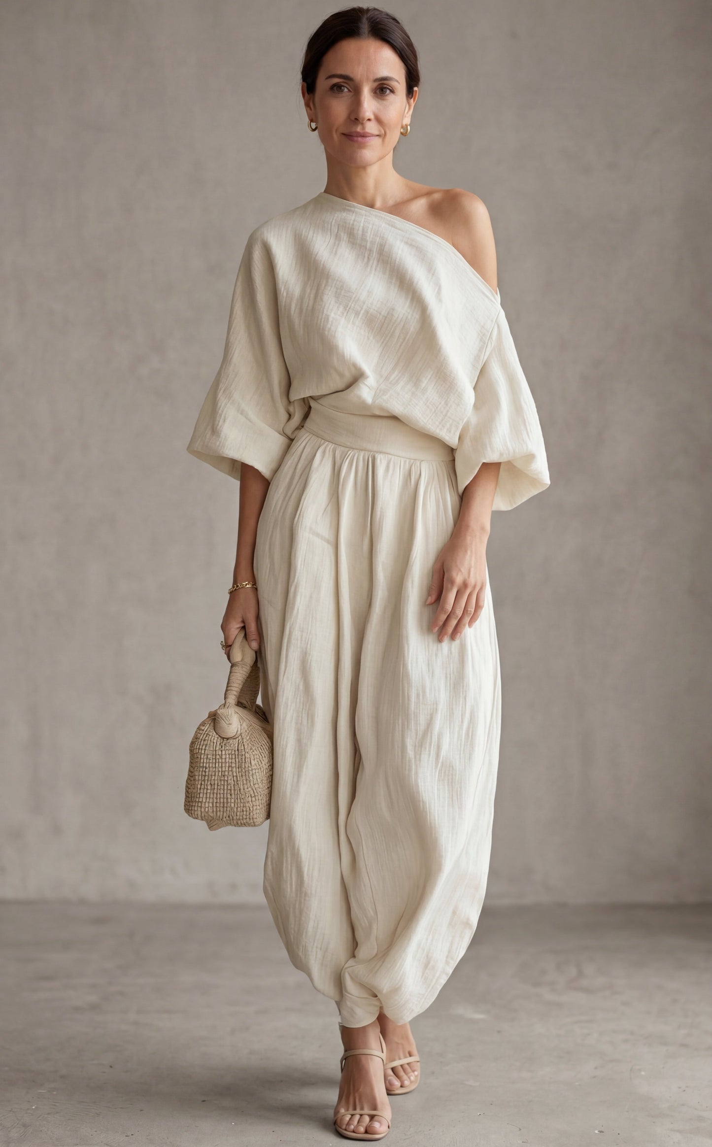Off-White Linen Set