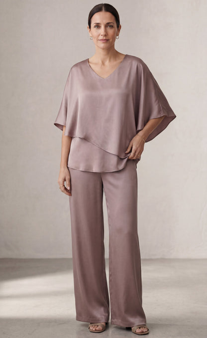 Martha | Two-Piece Set with Wide-Leg Pants