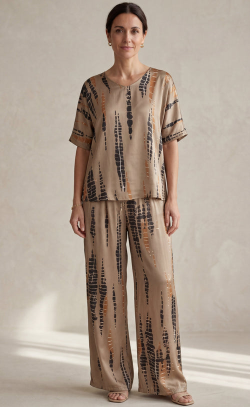 Marie — Printed Two-Piece Set