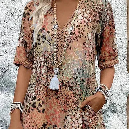 Lina | Lightweight V-Neck Dress