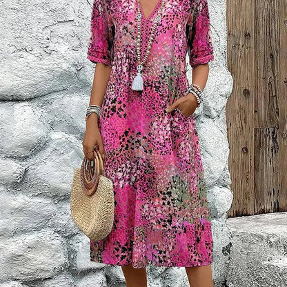 Lina | Lightweight V-Neck Dress