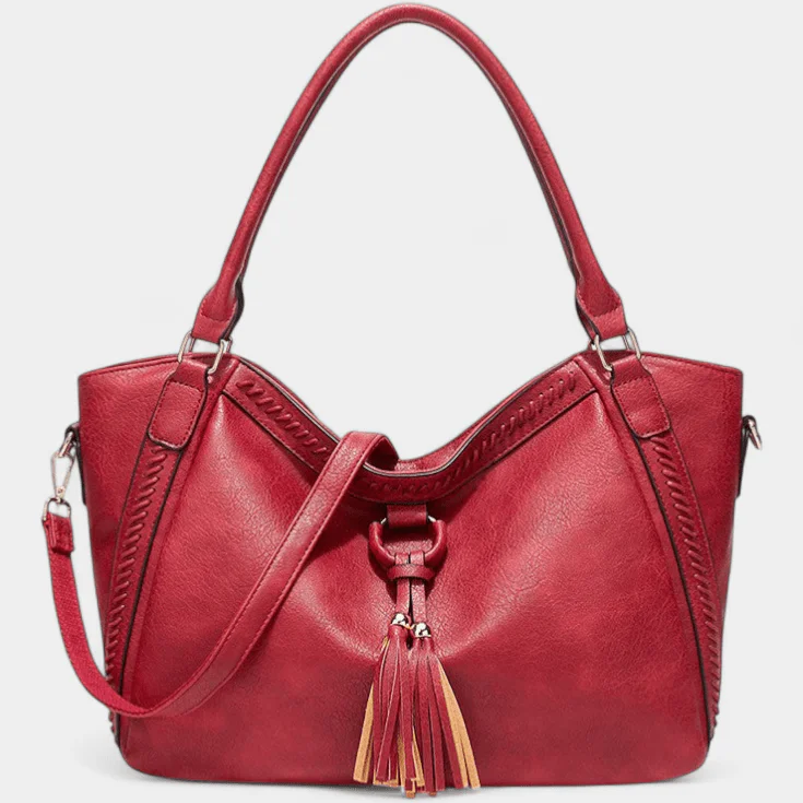 Guillieta Elegante Bolsa Con Flecos