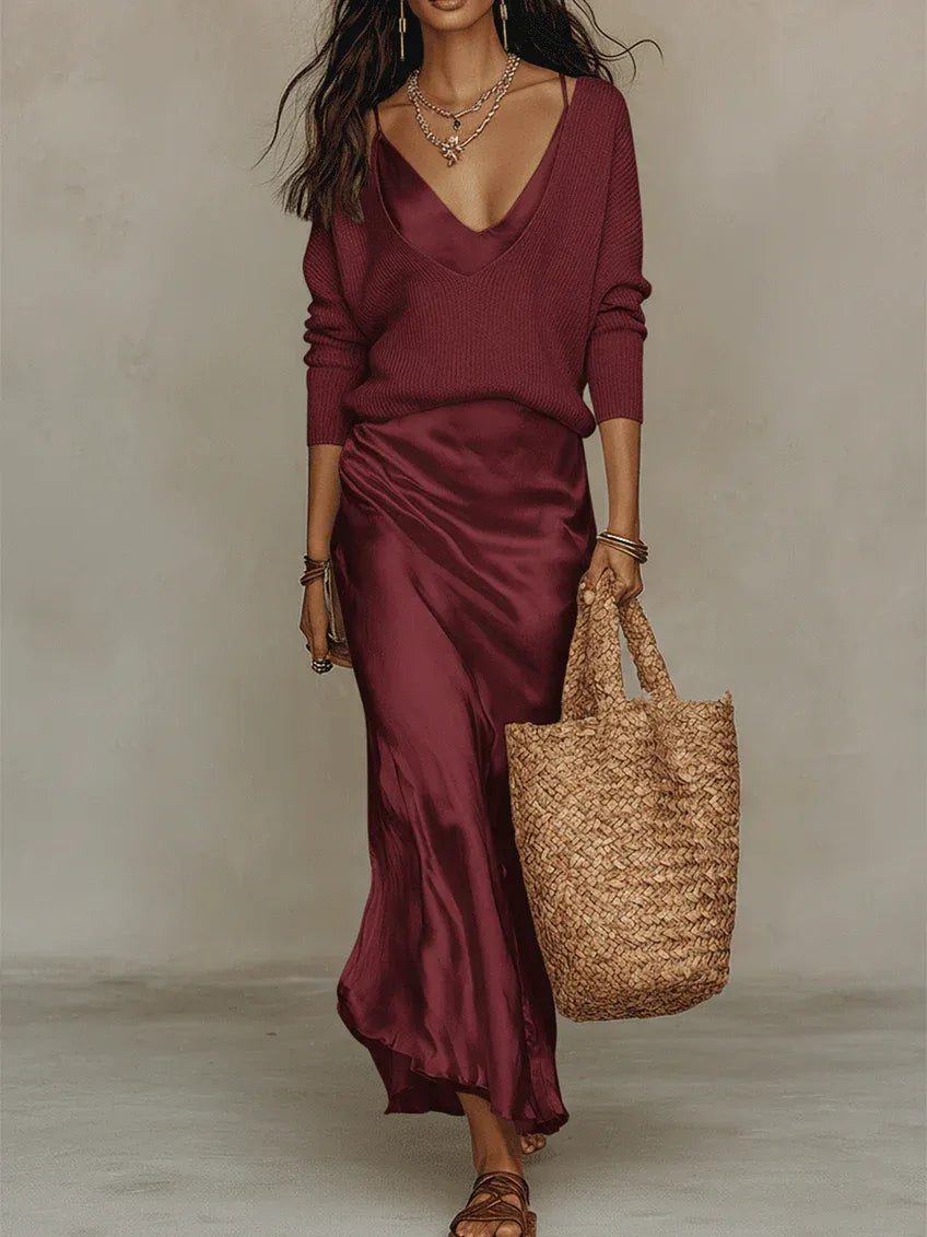 Midi Dress (2-Piece Set)