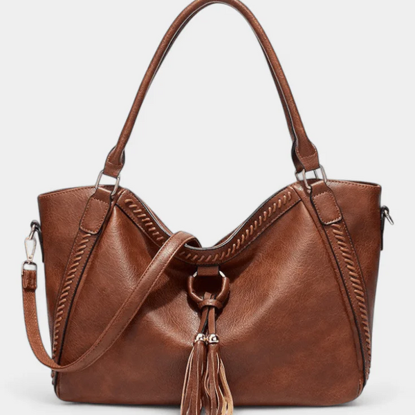 Guillieta Elegante Bolsa Con Flecos