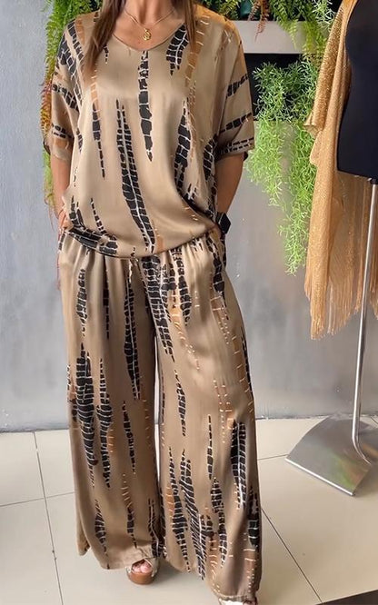 Marie — Printed Two-Piece Set