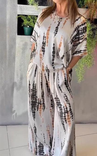 Marie — Printed Two-Piece Set