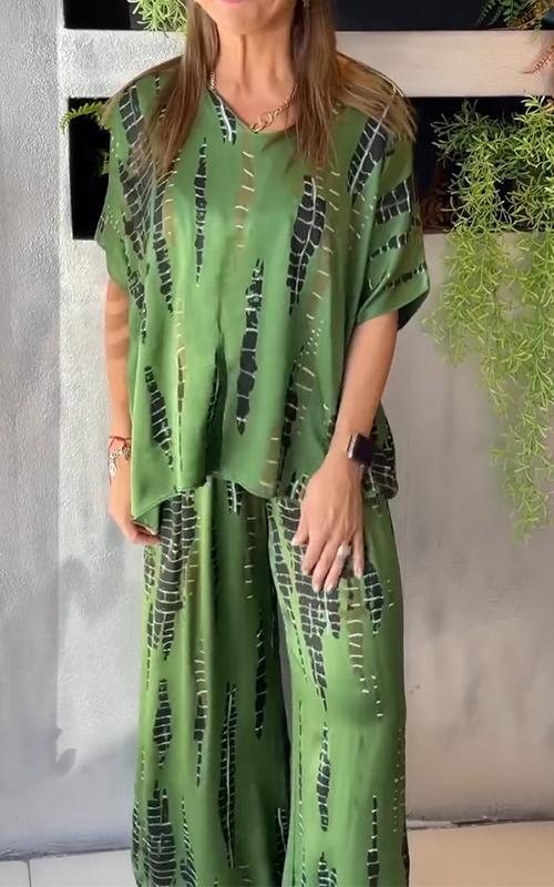 Marie — Printed Two-Piece Set