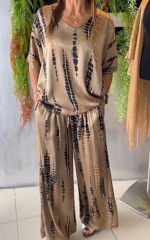 Marie — Printed Two-Piece Set