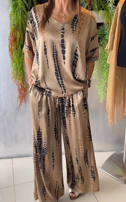 Marie — Printed Two-Piece Set