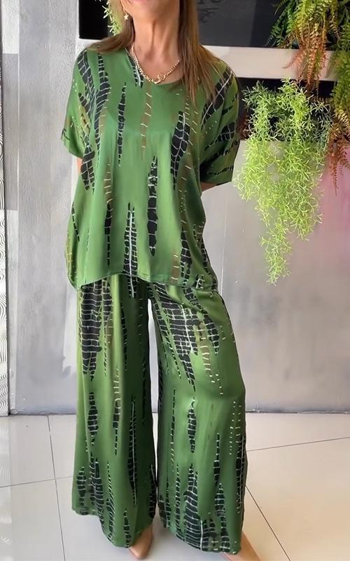Marie — Printed Two-Piece Set