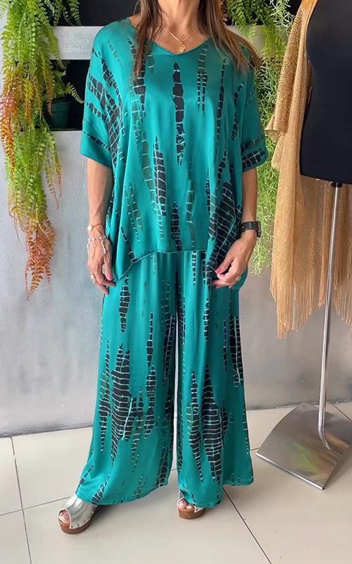 Marie — Printed Two-Piece Set