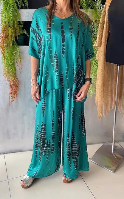 Marie — Printed Two-Piece Set
