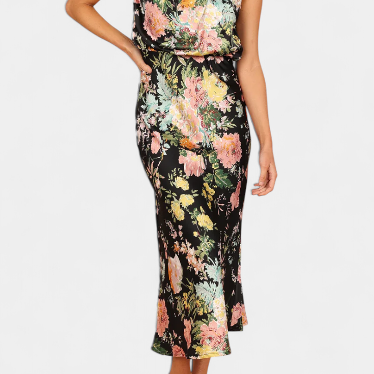 Lisa | Maxi Floral Halter