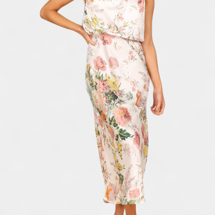Lisa | Maxi Floral Halter