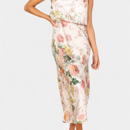 Lisa | Maxi Floral Halter