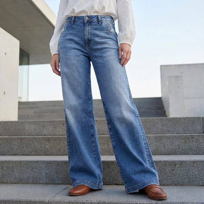 Paula — High-Waist Wide-Leg Jeans