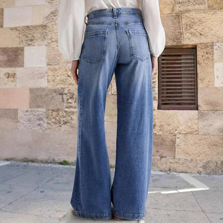 Paula — High-Waist Wide-Leg Jeans